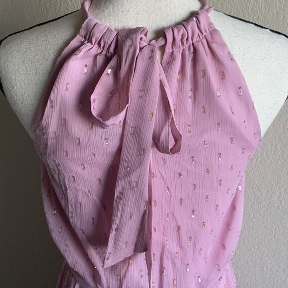 Modcloth Pink Halter Maxi Dress - Picture 7 of 9